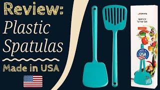 Made in USA ~ Spatula Set ~ REVIEW  -  I love the material and color!