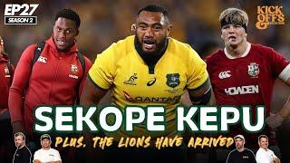 Sekope Kepu Packs in Tight with KOKO as the Lions Arrive in Perth