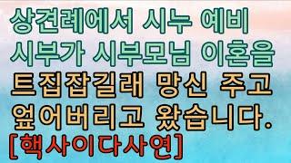 [핵사이다사연] 시누 상견례를 엎어버렸는데 제가 너무한 건가요? 사이다사연 사이다썰 미즈넷사연 응징사연 반전사연 참교육사연 라디오사연 핵사이다사연 레전드사연