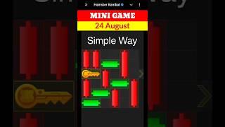 Hamster Kombat Mini Game Today 24 August Unlock Key | 24 August Mini Game Hamster Kombat | #minigame