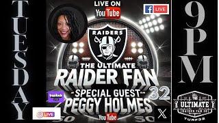 ‍️ The Ultimate Raider Fan 32 Show – Offseason Special w/ Peggy Holmes! 