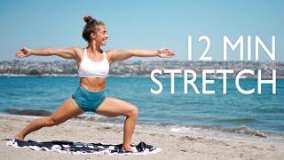 12 MIN FULL BODY STRETCH AND WARM UP ROUTINE | Demi Bagby