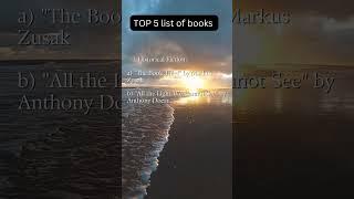 TOP 5 list of books