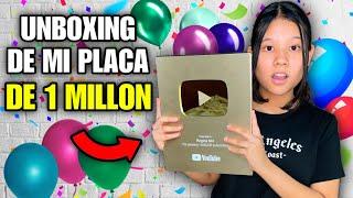 LLEGAMOS AL MILLÓN!!  UNBOXING DE LA PLACA DE ORO| Regina MH