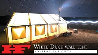 The Last Wall Tent You'll Ever Buy | ADVISOR INSIGHTS: White Duck Alpha Wall Tent