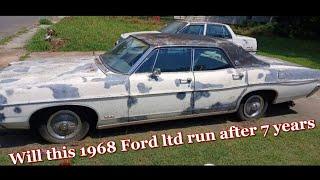 1968 Ford LTD left abandoned by deceased owner. Will it run. P1 Esp.229 #willitrun #ford #abandoned