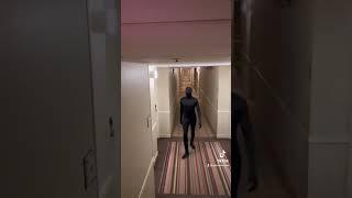 (The End) Ding Dong Ditching in a Hood Hotel #viral #youtubeshorts #dingdongditch #prank