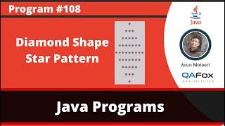 Java program to print diamond shape star pattern