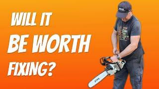 Customer Thinks STIHL Chainsaw Is Seized! Let's Find Out With Donyboy73