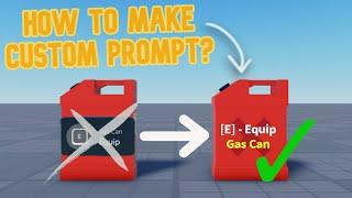 How to Make CUSTOM PROXIMITY PROMPT? | Roblox Studio Tutorial