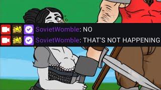 Womble's next bullshittery is coming along well...