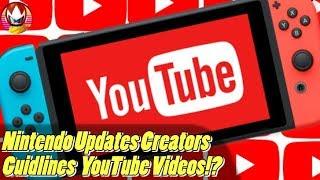 Nintendo Changes Guidelines for YouTube Creators?