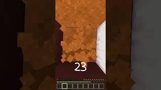 How Many Block Drop Can You Survive With Feather Falling #minecraft #minecraftshorts  #gaming