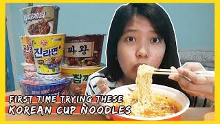 FILIPINO TRIES KOREAN CUP NOODLES FOR THE FIRST TIME