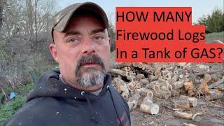 How Many Firewood Rounds From 1 Tank of Gas #firewood