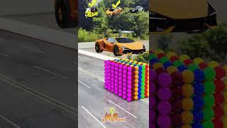 Funny Cars & Motorcycles Jump Over Giant Pac-Man in Giant Pit | BeamNG.Drive part 2  @BeamNGLife