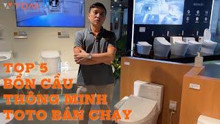 TDM.VN | Top 5 bồn cầu thông minh Toto bàn cầu nắp điện tử Washlet bán chạy và ưa chuộng năm 2024