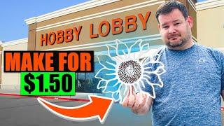 7 Hobby Lobby Woodworking Products That Sell - Low Material Cost and High Profit