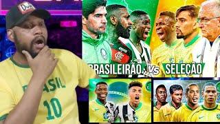  SELEÇÃO DO BRASILEIRÃO vs SELEÇÃO BRASILEIRA  BOTAFOGO SALVA A SELEÇÃO BRASILEIRA | REACT 3X1