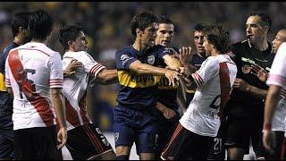 Superclasico - Boca Juniors vs. River Plate (Fights, Fouls, Red Cards)