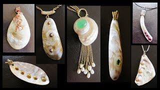 MAKE JEWELRY USING SEA SHELLS and GEMSTONES