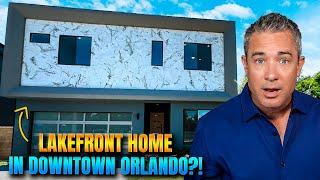 Modern Lakefront Model home Tour in downtown Orlando Real Estate