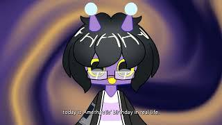 Obsidius wishes @AmethystistheAudysmal a happy birthday (IRL)