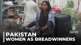 Pakistani woman steps up as breadwinner amid economic crisis and rising inflation