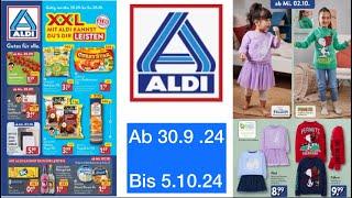 ALDI Nord Prospekt Angebote Werbung Gültig von 30.9.24 bis 5.10.24​⁠@Werbungde