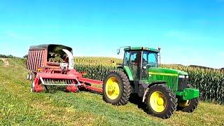 Chopping Hay Silage On A Wisconsin Dairy Farm l The Last Windrow l Part Three  l (2024 Hay Season)