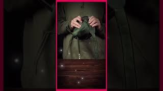 Making a crossbody leather bag for women - all handmade with real leather. #asmr #craft