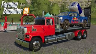 FS19 - Ford LTL 9000 HAULING the RedBull Pick-Up - Truck mod for Farming Simulator 2019 Roleplay