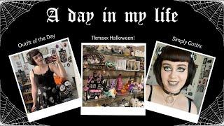 VLOG - DAY IN MY LIFE | Tkmaxx Halloween Hunting, Goth Outfits, Simply Gothic | Gothic alternative