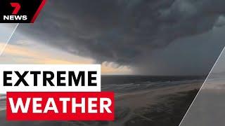 Extreme weather conditions hit South East Queensland | 7NEWS