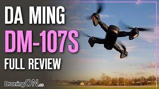 DroningON | Da Ming DM107S Folding Drone Unboxing & Flight Test