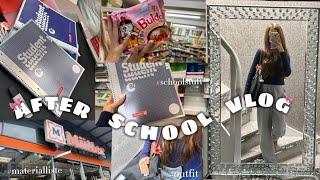 *Back to School * After School Vlog               #haul #Schulmaterial  #müller #shopping