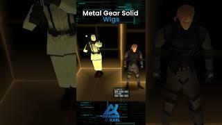 Did you Know? Metal Gear Solid Wigs #metalgearsolid