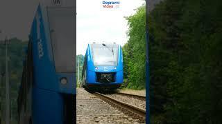 Hydrogen train - Alstom Coradia iLint - Malá Skála 05/2022 | Dopravní Videa cz #shorts