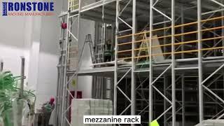 Anti Rust Steel Mezzanine Storage System For Large Warehouses