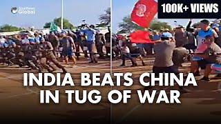 Indian Soldiers Beat Chinese Troops In Tug Of War | #india #china #unitednations #military