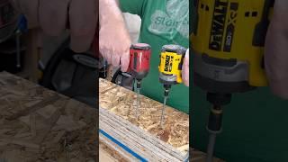 Milwaukee vs Dewalt Impact Drivers! #milwaukeetool #dewalttough