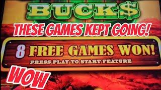 Free Games Kept Retriggering! Buffalo triple power