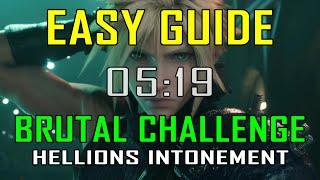 Final Fantasy 7 Rebirth - EASY WAY to defeat BRUTAL CHALLENGE: HELLIONS INTONEMENT