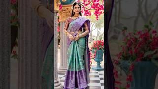 1650 Kanjivaram Semi Silk Saree whatsapp 9360211562 #sarees #saree #sareedraping