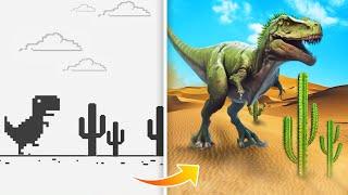 I Played The Chrome Dinosaur Game In 3D !