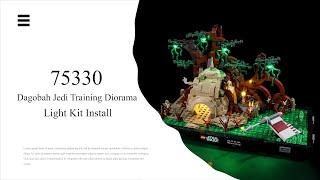 Install Lightailing Light Kit For Lego Dagobah Jedi Training Diorama 75330