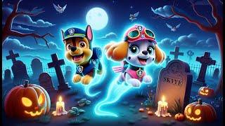 Paw Patrol Ultimate Rescue - CHASE Becomes Ghost? What Really Happened? Very Funny Story - Rainbow 3