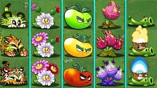 Pvz 2 Discovery - ALL Plants Many Shapes Evolution NOOB - PRO - HACKER