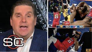 76ers are a disaster now. - ESPN goes crazy Embiid exits with injury, Sixers fall to Pacers 121-107