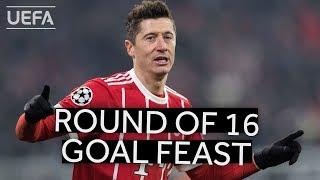 ALL OF LEWANDOWSKI'S ROUND OF 16 GOALS!